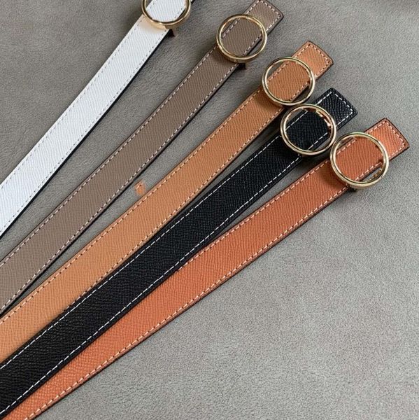 women double-sided leather belt metal smooth buckle popular jeans waist belt dress waistband luxury fashion womens leisure designers belts a, Black;brown
women double-sided leather belt metal smooth buckle popular jeans waist belt dress waistband luxury fashion womens leisure designers belts a, Black;brown