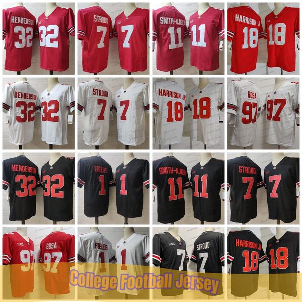 ohio state buckeyes 11 smith-njicba football jersey 18 marvin harrison jr. 7 stroud 32 henderson bosa fields mens college jersey new year ch, Black
ohio state buckeyes 11 smith-njicba football jersey 18 marvin harrison jr. 7 stroud 32 henderson bosa fields mens college jersey new year ch, Black