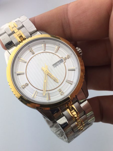 luxury diamond-encrusted men's watch double calendar glow-in-the-dark waterproof stainless steel stylish women's watches, Slivery;brown
luxury diamond-encrusted men's watch double calendar glow-in-the-dark waterproof stainless steel stylish women's watches, Slivery;brown