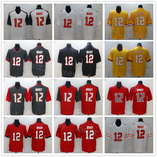 men football 12 tom brady jersey vapor color rush red white grey yellow black team color army green salute to service for sport fans breatha, Black;red
men football 12 tom brady jersey vapor color rush red white grey yellow black team color army green salute to service for sport fans breatha, Black;red