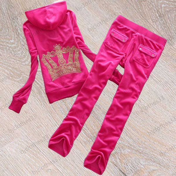 juicy tracksuit womens two piece pant gold crown ornament hooded slim elastic fabric straight trousers fashion joker women apparel 5 colors, White
juicy tracksuit womens two piece pant gold crown ornament hooded slim elastic fabric straight trousers fashion joker women apparel 5 colors, White