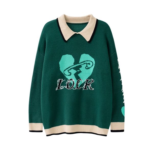 pattern pullover sweaters patchwork winter clothes hip hop men's knitted sweater
pattern pullover sweaters patchwork winter clothes hip hop men's knitted sweater