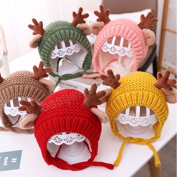 cute deer elk antlers baby cap winter autumn warm plush knitted warmer child hat bonnet boy girl beanie christmas hat, Blue;gray
cute deer elk antlers baby cap winter autumn warm plush knitted warmer child hat bonnet boy girl beanie christmas hat, Blue;gray