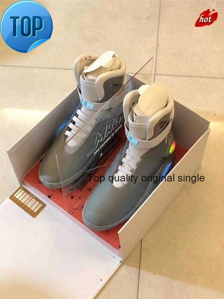 2020 automatic laces air mag back to the future glow in the dark gray basketball shoes marty mcfly's led shoes lighting mags black red
2020 automatic laces air mag back to the future glow in the dark gray basketball shoes marty mcfly's led shoes lighting mags black red