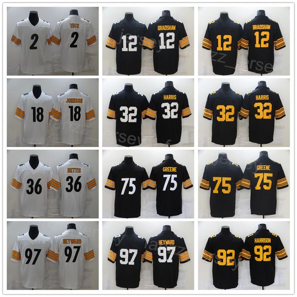 men football 97 cameron heyward jersey 18 diontae johnson 12 terry bradshaw 32 harris 36 jerome bettis 75 joe greene 92 james harrison 2 mik, Black;red
men football 97 cameron heyward jersey 18 diontae johnson 12 terry bradshaw 32 harris 36 jerome bettis 75 joe greene 92 james harrison 2 mik, Black;red