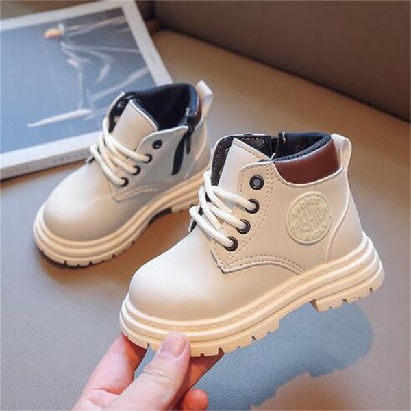 autumn winter kids boots pu leather children fashion sports shoes boys girls classic martin boots rubber sole sneakers, Black;grey
autumn winter kids boots pu leather children fashion sports shoes boys girls classic martin boots rubber sole sneakers, Black;grey