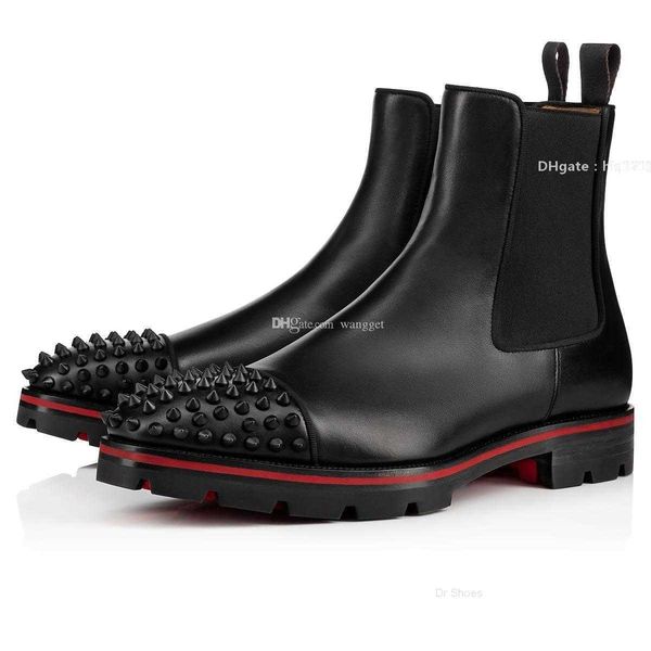 red-bottoms shoes christians brand slip on red kicko ankle boot black genuine leather spikes autumn winter men's boots excellent qdq
red-bottoms shoes christians brand slip on red kicko ankle boot black genuine leather spikes autumn winter men's boots excellent qdq