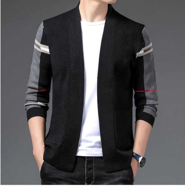 men's sweaters designer luxury fashion knitted cardigans sweater men casual trendy coats jacket men clothes, White;black
men's sweaters designer luxury fashion knitted cardigans sweater men casual trendy coats jacket men clothes, White;black