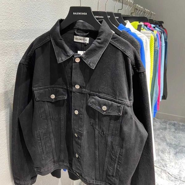 women jacket denim coat men ball len 22fw fashion designer luxury paris classic back shoulder loose hip hop leisure casual cool 8ofb, Black;brown
women jacket denim coat men ball len 22fw fashion designer luxury paris classic back shoulder loose hip hop leisure casual cool 8ofb, Black;brown
