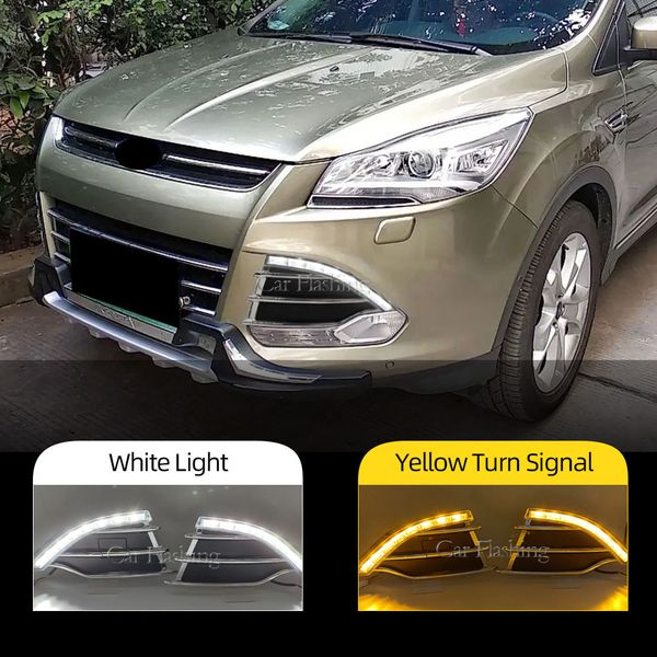 car led drl for ford kuga escape 2013 2014 2015 2016 daytime running light daylight fog light with yellow turn signal
car led drl for ford kuga escape 2013 2014 2015 2016 daytime running light daylight fog light with yellow turn signal