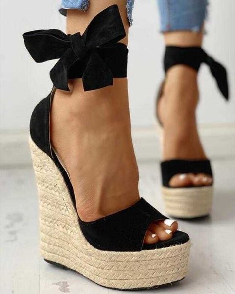 sandals 35 43 women wedge sandals female platform bohemia high heel sandals fashion ankle strap open toe ladies shoes zapatos de mujer t2212, Black
sandals 35 43 women wedge sandals female platform bohemia high heel sandals fashion ankle strap open toe ladies shoes zapatos de mujer t2212, Black