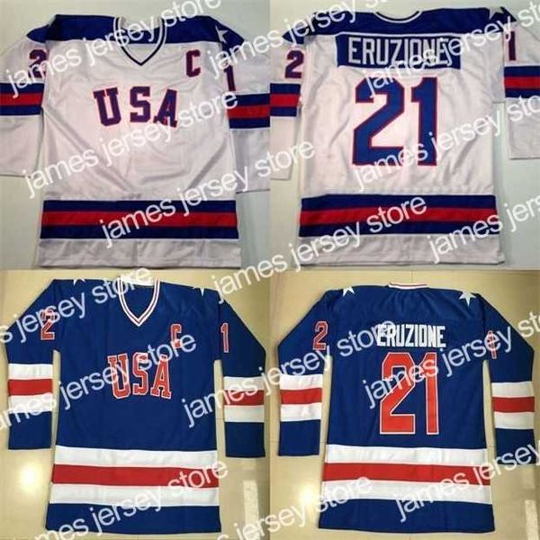 college hockey wears nik1 #21 mike eruzione jersey 1980 miracle on ice hockey jersey mens 100% stitched embroidery s team usa hockey jerseys, Black
college hockey wears nik1 #21 mike eruzione jersey 1980 miracle on ice hockey jersey mens 100% stitched embroidery s team usa hockey jerseys, Black