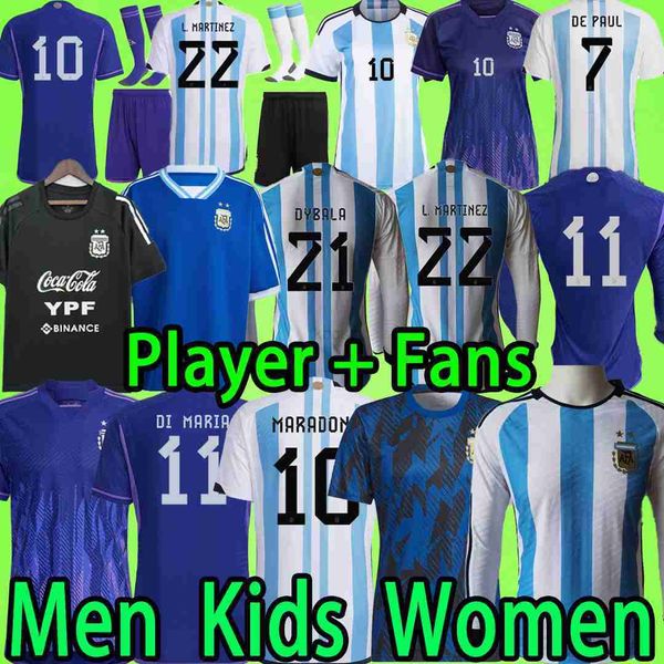 fans tees men women kids kit argentina soccer jerseys player version long sleeve maradona dybala j.alvarez de paul messis 2023 di maria acu, Black
fans tees men women kids kit argentina soccer jerseys player version long sleeve maradona dybala j.alvarez de paul messis 2023 di maria acu, Black