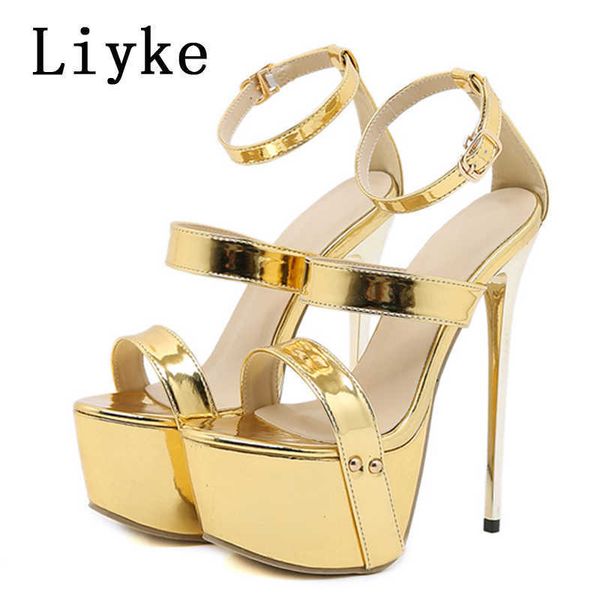 sandals liyke fashion design women 16.5cm sandals summer open toe ankle buckle strap platform high heels ladies shoes size 42 t221209, Black
sandals liyke fashion design women 16.5cm sandals summer open toe ankle buckle strap platform high heels ladies shoes size 42 t221209, Black