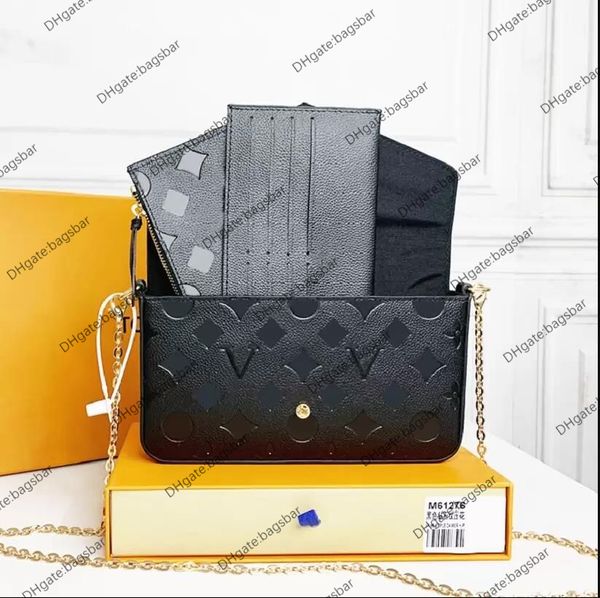3 pcs/set multi pochette felicie bag women shoulder bag accessories crossbody purse desinger handbags flowers with box m80498 m61276 louisei
3 pcs/set multi pochette felicie bag women shoulder bag accessories crossbody purse desinger handbags flowers with box m80498 m61276 louisei