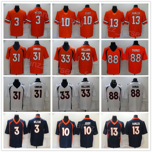 man football 10 jerry jeudy jerseys 31 justin simmons 33 javonte williams 88 demaryius thomas 3 russell wilson 13 kj hamler stitched orange, Black;red
man football 10 jerry jeudy jerseys 31 justin simmons 33 javonte williams 88 demaryius thomas 3 russell wilson 13 kj hamler stitched orange, Black;red