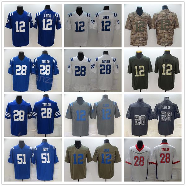 men football 28 jonathan taylor jerseys 51 kwity paye 12 andrew luck embroidery and sewing black white grey army green olive salute to servi, Black;red
men football 28 jonathan taylor jerseys 51 kwity paye 12 andrew luck embroidery and sewing black white grey army green olive salute to servi, Black;red