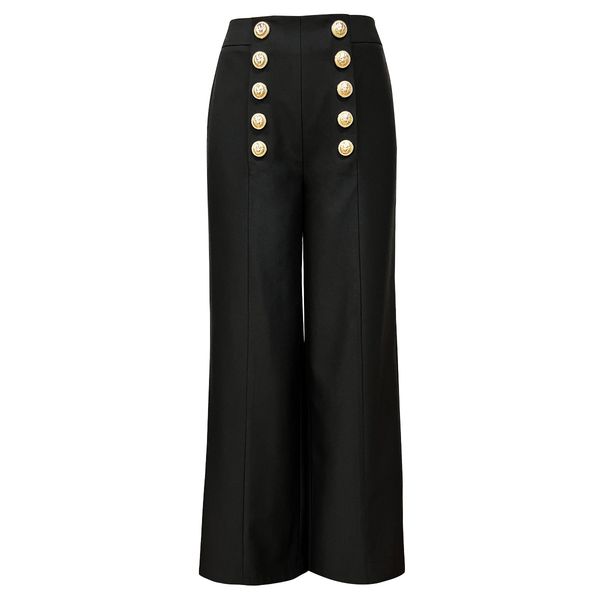 women's pants & capris spring and autumn 2022 new fashion solid color double-breasted baggy straight-leg trousers casual wide-leg pants, Black;white
women's pants & capris spring and autumn 2022 new fashion solid color double-breasted baggy straight-leg trousers casual wide-leg pants, Black;white