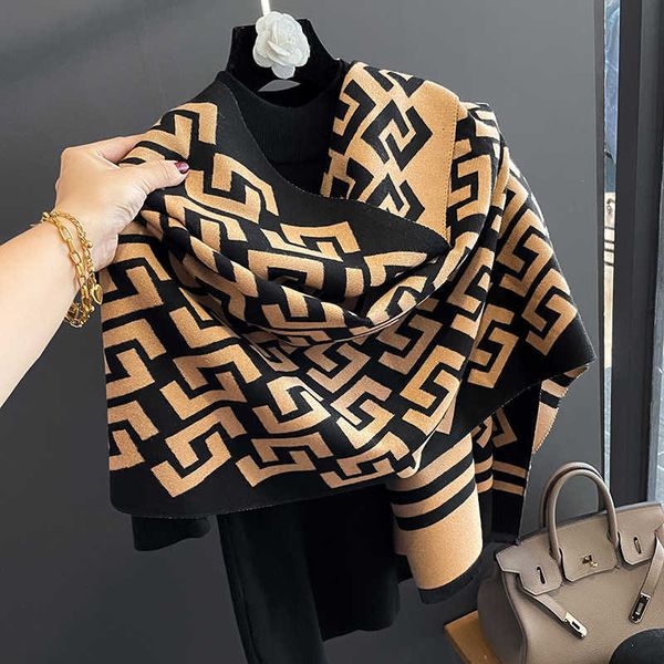 scarves hat glove set scarf customized winter women's luxury sling knitted cashmere shawl ladi thermal brand gold digging printing, Blue;gray
scarves hat glove set scarf customized winter women's luxury sling knitted cashmere shawl ladi thermal brand gold digging printing, Blue;gray