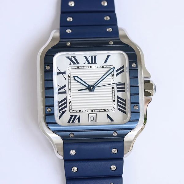 4 types silver square luxury watches 40mm 904l stainless steel case bracelet asiaeta 2836 automatic waterproof watch fashion mens wristwatch, Slivery;brown
4 types silver square luxury watches 40mm 904l stainless steel case bracelet asiaeta 2836 automatic waterproof watch fashion mens wristwatch, Slivery;brown