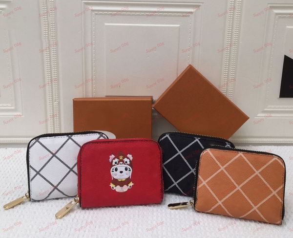 single zipper luxury purse multilevel card holders designer cartoon pattern small square wallet standard purses carry on short wallets, Red;black
single zipper luxury purse multilevel card holders designer cartoon pattern small square wallet standard purses carry on short wallets, Red;black