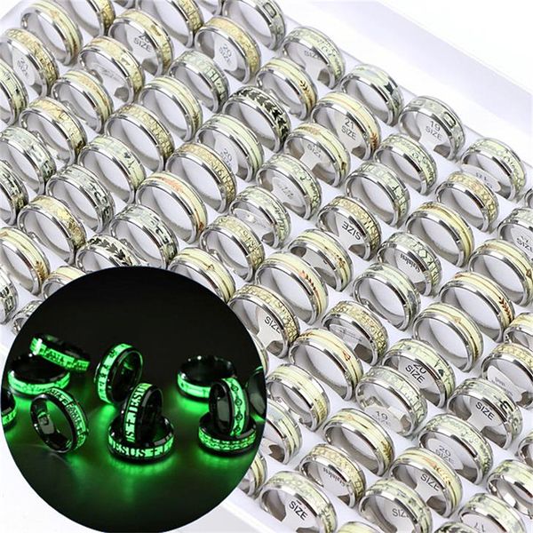 20pcs/lot fashion jesus god fish luminous stainless steel rings jewelry for women men heart ecg pray party glow in the dark gifts wholesale, Golden;silver
20pcs/lot fashion jesus god fish luminous stainless steel rings jewelry for women men heart ecg pray party glow in the dark gifts wholesale, Golden;silver