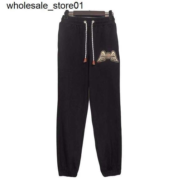 men's pants designer limited feather wings embroidered leisure long men's women's fashion brand streetwear pants, Black
men's pants designer limited feather wings embroidered leisure long men's women's fashion brand streetwear pants, Black