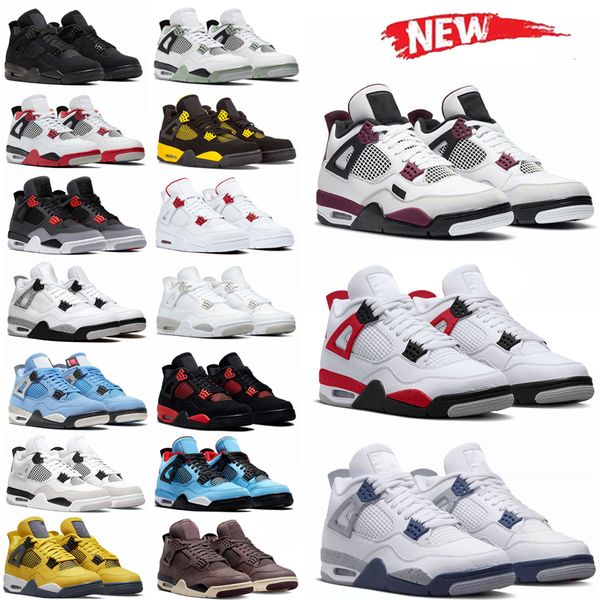 men women basketball shoes 4 military black cat canvas blue thunder 4s sail white oreo university blue trainers sports sneakers 36-47
men women basketball shoes 4 military black cat canvas blue thunder 4s sail white oreo university blue trainers sports sneakers 36-47