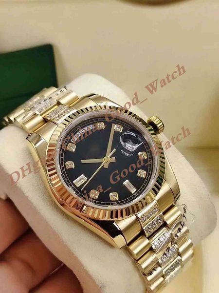 factory men watch 2813 automatic movement classic 36mm yellow gold champagne diamond bracelet strap 128238 wristwatch with original box divi, Slivery;black
factory men watch 2813 automatic movement classic 36mm yellow gold champagne diamond bracelet strap 128238 wristwatch with original box divi, Slivery;black