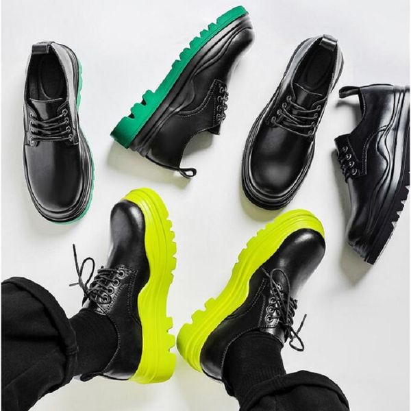 trend fashion men casual leather shoes luxury design platform sneakers brogue derby shoes brand riding shoe black da10
trend fashion men casual leather shoes luxury design platform sneakers brogue derby shoes brand riding shoe black da10