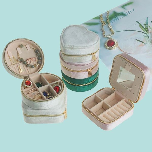 velvet jewelry box organizer travel jewelry case small rings boxes for women earring display cases, Black;white
velvet jewelry box organizer travel jewelry case small rings boxes for women earring display cases, Black;white