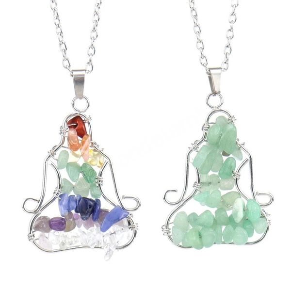 chakra stone life tree healing pendant necklaces silvertone 7 color natural stone necklace with chain, Silver
chakra stone life tree healing pendant necklaces silvertone 7 color natural stone necklace with chain, Silver