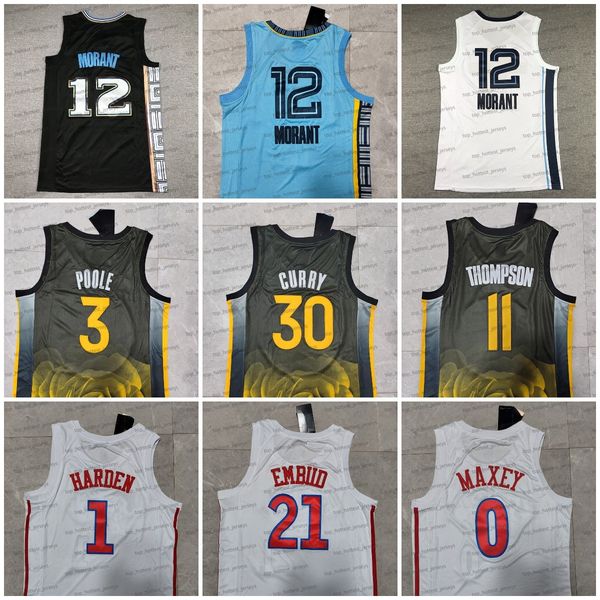 22-23 new 21 joel basketball jersey curry james harden 0 tyrese maxey 12 ja poole morant klay thompson stitched mens jerseys white mens, Black;red
22-23 new 21 joel basketball jersey curry james harden 0 tyrese maxey 12 ja poole morant klay thompson stitched mens jerseys white mens, Black;red