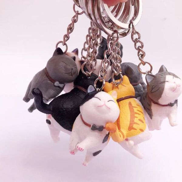 cute cartoon cat keychains colorfuls animal key ring bag car pendant party gift 9 styles, Silver
cute cartoon cat keychains colorfuls animal key ring bag car pendant party gift 9 styles, Silver