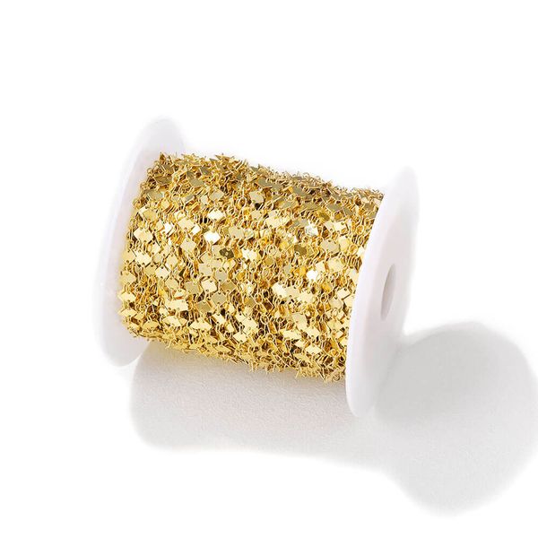 chains for women 5mm gold plated square cable chains jewelry making supplies necklace replacement, Silver
chains for women 5mm gold plated square cable chains jewelry making supplies necklace replacement, Silver