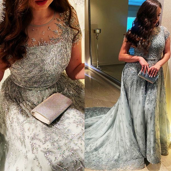 2023 arabic aso ebi silver luxurious prom dresses lace beaded a-line evening formal party second reception birthday engagement gowns dress z, Black
2023 arabic aso ebi silver luxurious prom dresses lace beaded a-line evening formal party second reception birthday engagement gowns dress z, Black