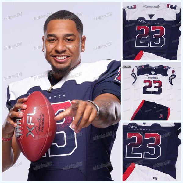 custom 2023 xfl houston roughnecks football jersey kaleb eleby cole mcdonald brandon silvers trevor allen brycen alleyne max borghi adrian k, Black;red
custom 2023 xfl houston roughnecks football jersey kaleb eleby cole mcdonald brandon silvers trevor allen brycen alleyne max borghi adrian k, Black;red