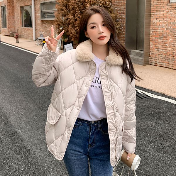 qnpqyx winter korean thick jacket add cotton coat women casual zipper up short furry collar jacket warm down cotton parkas woman, Black
qnpqyx winter korean thick jacket add cotton coat women casual zipper up short furry collar jacket warm down cotton parkas woman, Black