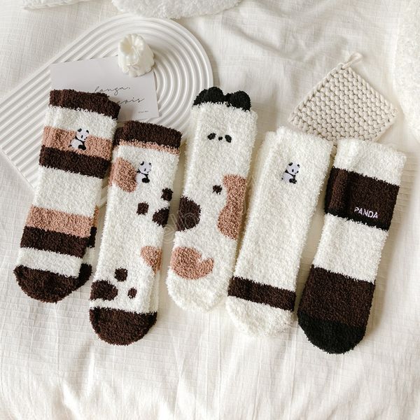 plush winter cute style cartoon pattern women cotton socks super soft for female stay in the house sleeping floor socks, Pink;yellow
plush winter cute style cartoon pattern women cotton socks super soft for female stay in the house sleeping floor socks, Pink;yellow