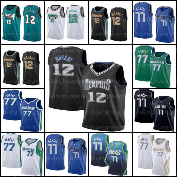 12 ja morant dalla maverick luka doncic jersey basketball 77 2022 memphises city mark grizzlie fans shirt green white, Black;red
12 ja morant dalla maverick luka doncic jersey basketball 77 2022 memphises city mark grizzlie fans shirt green white, Black;red