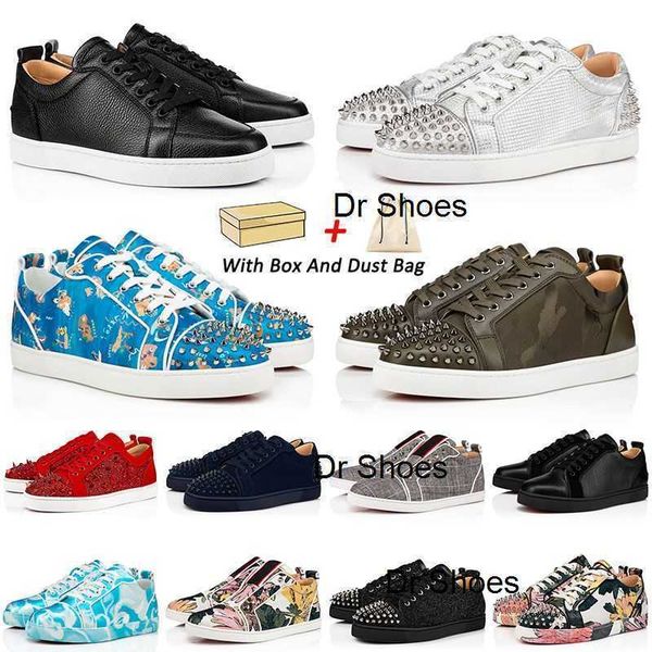 with box designer christians shoe with box 2022 designer ss low shoes sneakers for mens women cut genuine leather splike loafers vintage l, Black
with box designer christians shoe with box 2022 designer ss low shoes sneakers for mens women cut genuine leather splike loafers vintage l, Black