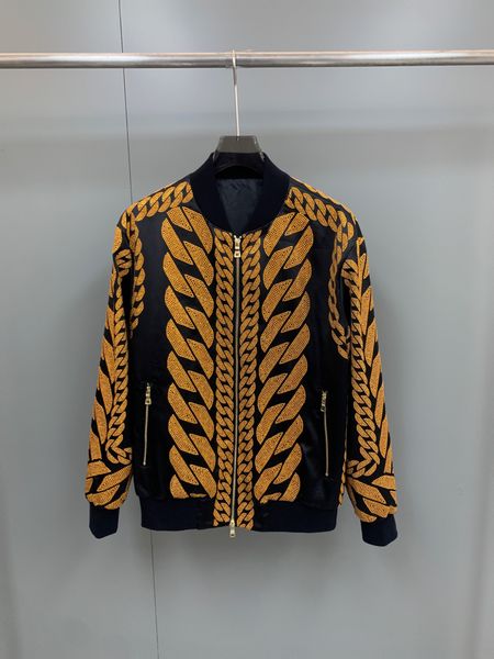 highend brand luxury mens jacket fashion exquisite beads stitching design us size r jacket, Black;brown
highend brand luxury mens jacket fashion exquisite beads stitching design us size r jacket, Black;brown