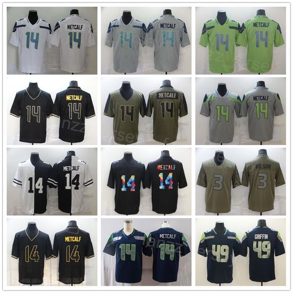 men football 14 dk metcalf jersey 49 shaquem griffin olive salute to service usmc vapor color rush rainbow leopard grain black white grey gr, Black;red
men football 14 dk metcalf jersey 49 shaquem griffin olive salute to service usmc vapor color rush rainbow leopard grain black white grey gr, Black;red