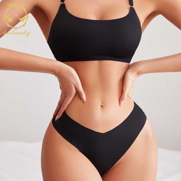 acelandy-women seamless bra set thong low waist panties wire bralette lingerie brassiere ice silk female underwear set, Red;black
acelandy-women seamless bra set thong low waist panties wire bralette lingerie brassiere ice silk female underwear set, Red;black