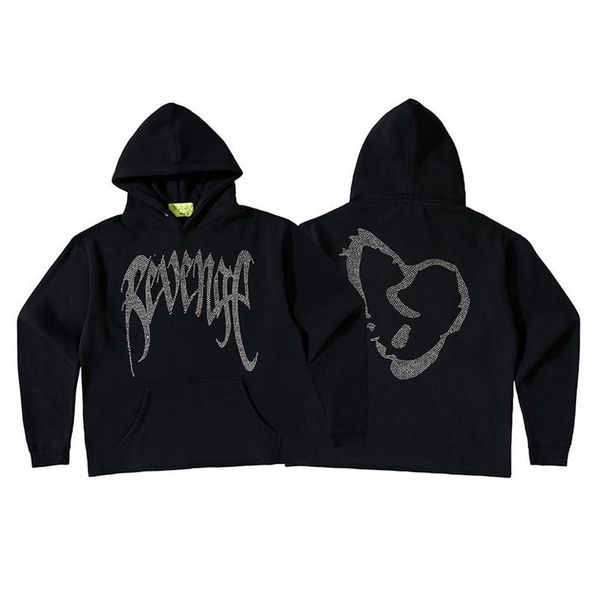 sweatshirt men women casual pullover streetwear rhinestone revenge loose large plus fleece hoodie263l, Black
sweatshirt men women casual pullover streetwear rhinestone revenge loose large plus fleece hoodie263l, Black