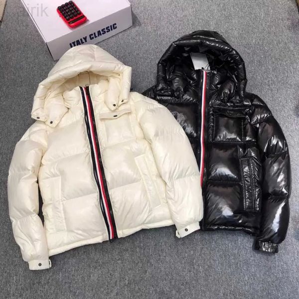 men's down & parkas men nylon down short jacket shiny laque full rib sleeve designer gentleman removed hood welt pocket zipper snap war, Black
men's down & parkas men nylon down short jacket shiny laque full rib sleeve designer gentleman removed hood welt pocket zipper snap war, Black