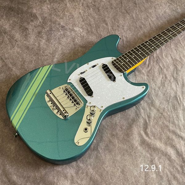 lvyelectric guitar yellow blue multi color with circel decal own designed inlay and logo chrome parts
lvyelectric guitar yellow blue multi color with circel decal own designed inlay and logo chrome parts