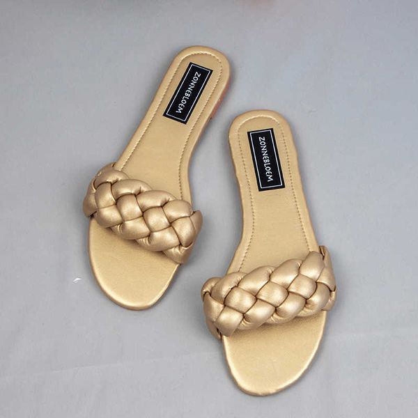 sandals new designer fashion summer sandals women flat bottom ladies pu leather slides weave slip on sandal woman outside beach shoes t23010, Black
sandals new designer fashion summer sandals women flat bottom ladies pu leather slides weave slip on sandal woman outside beach shoes t23010, Black
