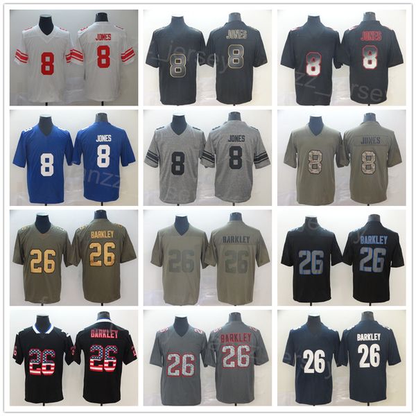 men football 8 daniel jones jersey 26 saquon barkley hemp grey drift smoke shadow flag hyphenation goddess olive salute to service camo vapo, Black;red
men football 8 daniel jones jersey 26 saquon barkley hemp grey drift smoke shadow flag hyphenation goddess olive salute to service camo vapo, Black;red