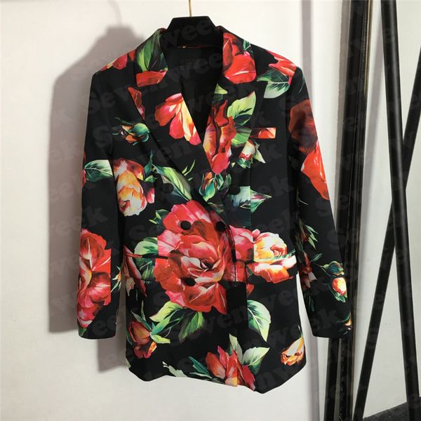 floral print suits coats womens fashion brand slim blazers vintage style lady suit jacket high grade, White;black
floral print suits coats womens fashion brand slim blazers vintage style lady suit jacket high grade, White;black